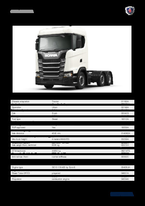 Nyergesvontatók Scania S 420 A6x2/4NA