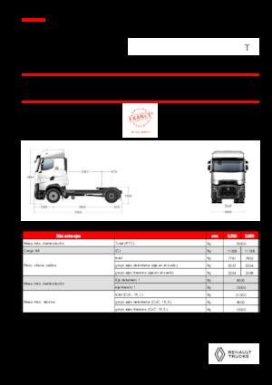 Nyergesvontatók Renault T HIGH T4X2 13L E6