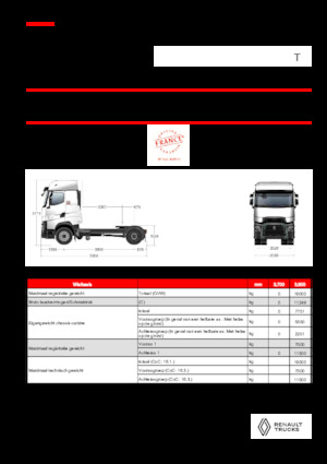 Nyergesvontatók Renault T HIGH T4X2 LOW 13L E6
