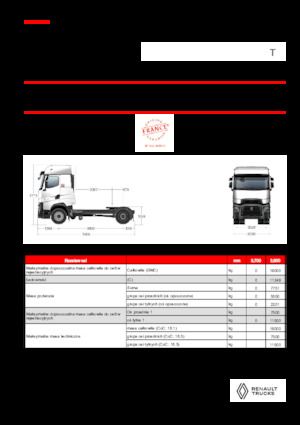 Nyergesvontatók Renault T HIGH T4X2 LOW 13L E6