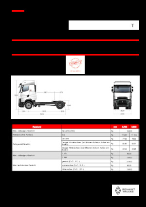 Nyergesvontatók Renault T HIGH T4X2 MAXISPACE 13L E6