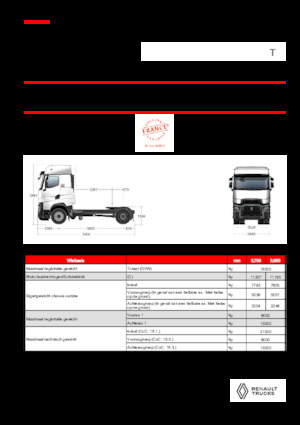 Nyergesvontatók Renault T HIGH T4X2 MAXISPACE 13L E6