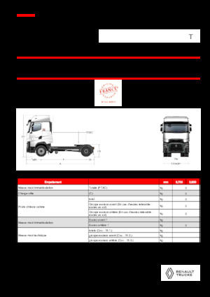 Nyergesvontatók Renault T HIGH T4X2 X-LOW 13L E6