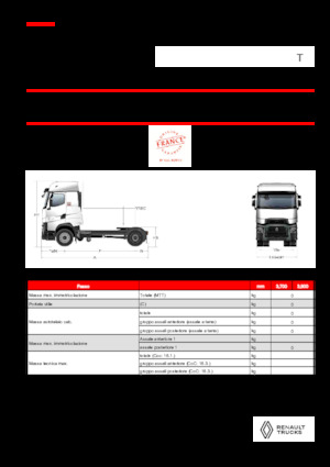 Nyergesvontatók Renault T HIGH T4X2 X-LOW 13L E6