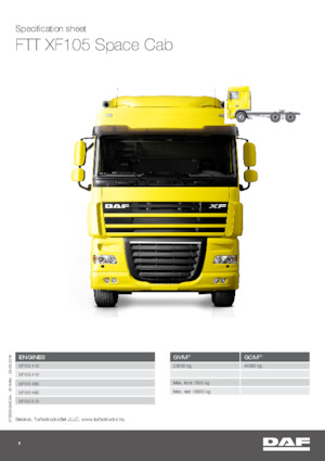 Nyergesvontatók DAF XF 105.460 FTT