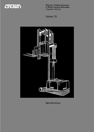 Magasraktári targoncák Crown 1,8 TS
