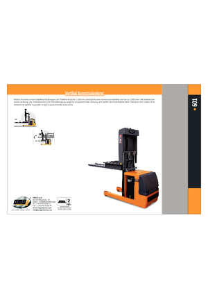 Horizontál kommisiózó targoncák OMG 601