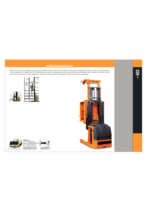 Horizontál kommisiózó targoncák OMG 602