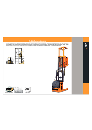 Horizontál kommisiózó targoncák OMG 902