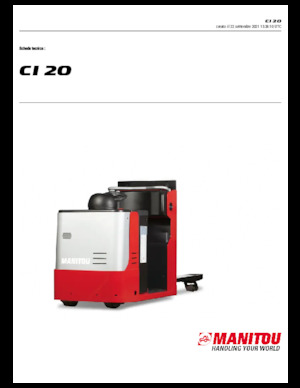 Horizontál kommisiózó targoncák Manitou CI 20