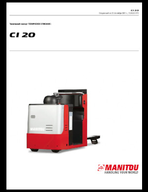 Horizontál kommisiózó targoncák Manitou CI 20