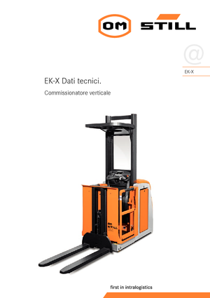 Horizontál kommisiózó targoncák Still EK-X 790