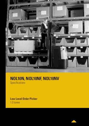 Horizontál kommisiózó targoncák Caterpillar NOL10NF
