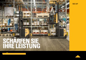 Horizontál kommisiózó targoncák Caterpillar NOL10P 