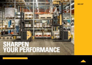 Horizontál kommisiózó targoncák Caterpillar NOL10P 