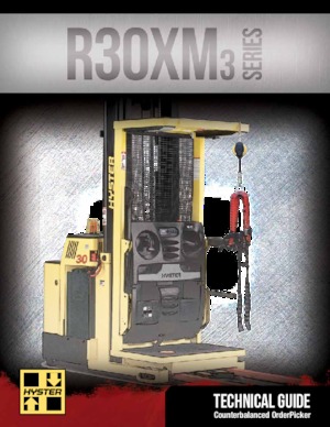 Horizontál kommisiózó targoncák Hyster R30XM3
