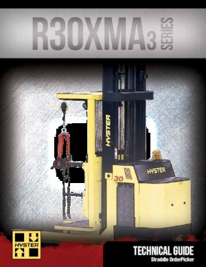 Horizontál kommisiózó targoncák Hyster R30XMA3