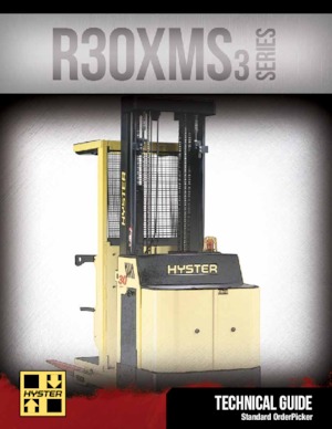 Horizontál kommisiózó targoncák Hyster R30XMS3