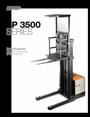 Horizontál kommisiózó targoncák Crown SP 3570F