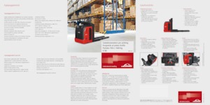 Horizontál kommisiózó targoncák Linde V08-02