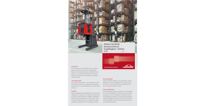 Horizontál kommisiózó targoncák Linde V 12 Tele