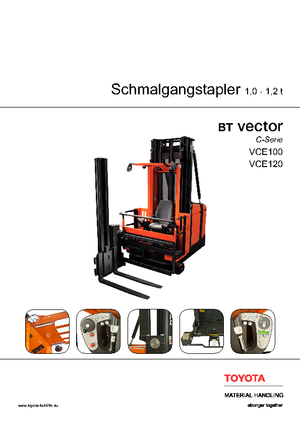 Elektromos oldalvilás taroncák BT Vector VCE 100