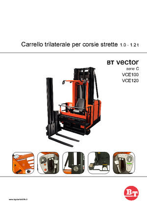 Elektromos oldalvilás taroncák BT Vector VCE 100