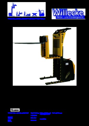 Horizontál kommisiózó targoncák Willecke OPL 10