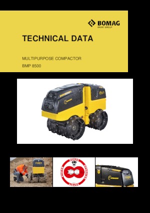 Vibrációs padkahengerek Bomag BMP 8500