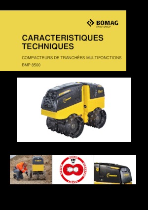 Vibrációs padkahengerek Bomag BMP 8500