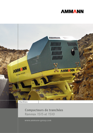 Vibrációs padkahengerek Ammann Rammax 1510 CI