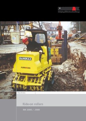 Vibrációs padkahengerek Rammax RW 2900 HF