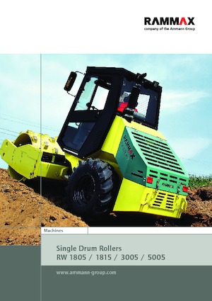 Egyhengeres hengerek Rammax RW 5005