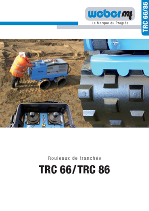 Vibrációs padkahengerek weber mt TRC 66
