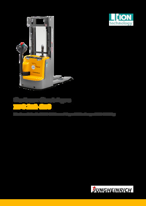 Gyalogkiséretű raklapemelák Jungheinrich EJC 216