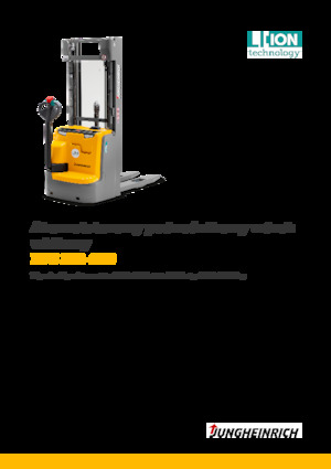 Gyalogkiséretű raklapemelák Jungheinrich EJC 216