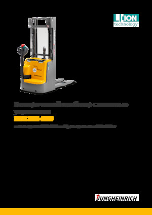 Gyalogkiséretű raklapemelák Jungheinrich EJC 216