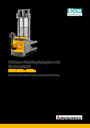 Gyalogkiséretű raklapemelák Jungheinrich EJC 212z