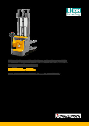 Gyalogkiséretű raklapemelák Jungheinrich EJC 212z