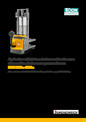 Gyalogkiséretű raklapemelák Jungheinrich EJC 212z