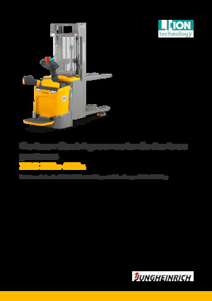 Gyalogkiséretű raklapemelák Jungheinrich EJC 212z