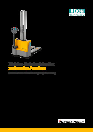 Gyalogkiséretű raklapemelák Jungheinrich EJC M10b E Li-Ion