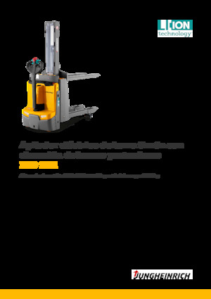 Gyalogkiséretű raklapemelák Jungheinrich EJD 118i