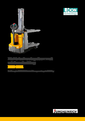 Gyalogkiséretű raklapemelák Jungheinrich EJD 118i