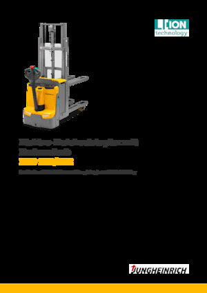 Gyalogkiséretű raklapemelák Jungheinrich EJD 120 ZT