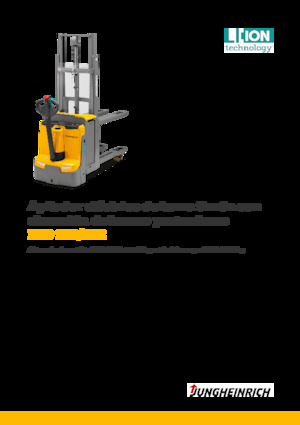 Gyalogkiséretű raklapemelák Jungheinrich EJD 120 ZT