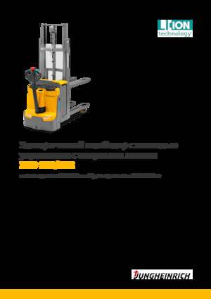 Gyalogkiséretű raklapemelák Jungheinrich EJD 120 ZT