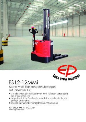 Gyalogkiséretű raklapemelák EP ES12-12MMi