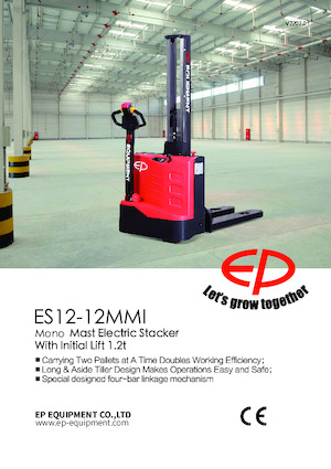 Gyalogkiséretű raklapemelák EP ES12-12MMi