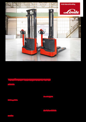 Gyalogkiséretű raklapemelák Linde ML10